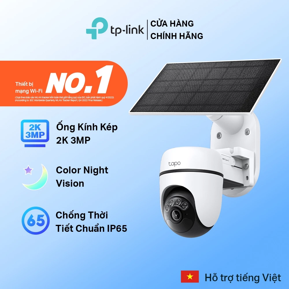 Camera An Ninh Wi-Fi Ngoài Trời 2K 3MP TP-Link Tapo C610 KIT